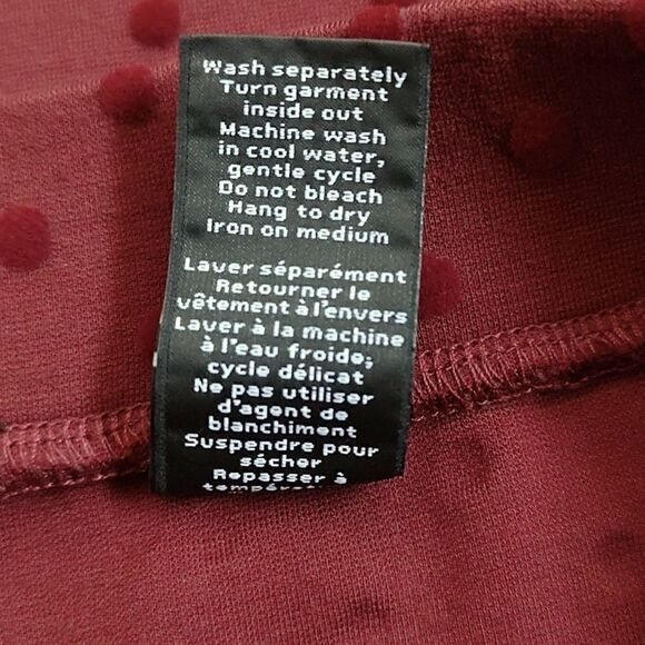 Women's Attitude Textured Polka Dot Size 4 Skirt - Picture 6 of 6